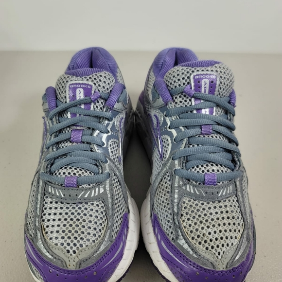 Brooks Addiction DNA Mogo Women’s Size 6B Silver And Purple Running Shoes - Picture 5 of 8